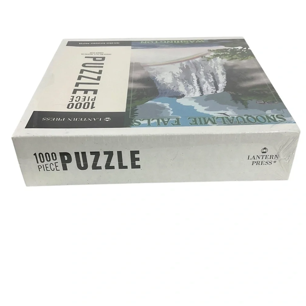 Lantern Press Snoqualmie Falls 1000 Piece Puzzle USA NEW sealed